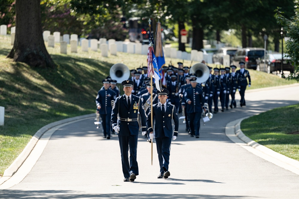 Military Funeral Honors with Funeral Escort are Conducted for U.S. Air Force Col. Joseph Kittinger, Jr. in Section 36