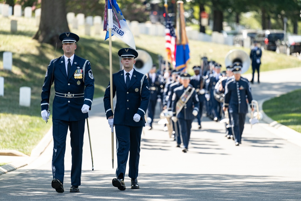 Military Funeral Honors with Funeral Escort are Conducted for U.S. Air Force Col. Joseph Kittinger, Jr. in Section 36