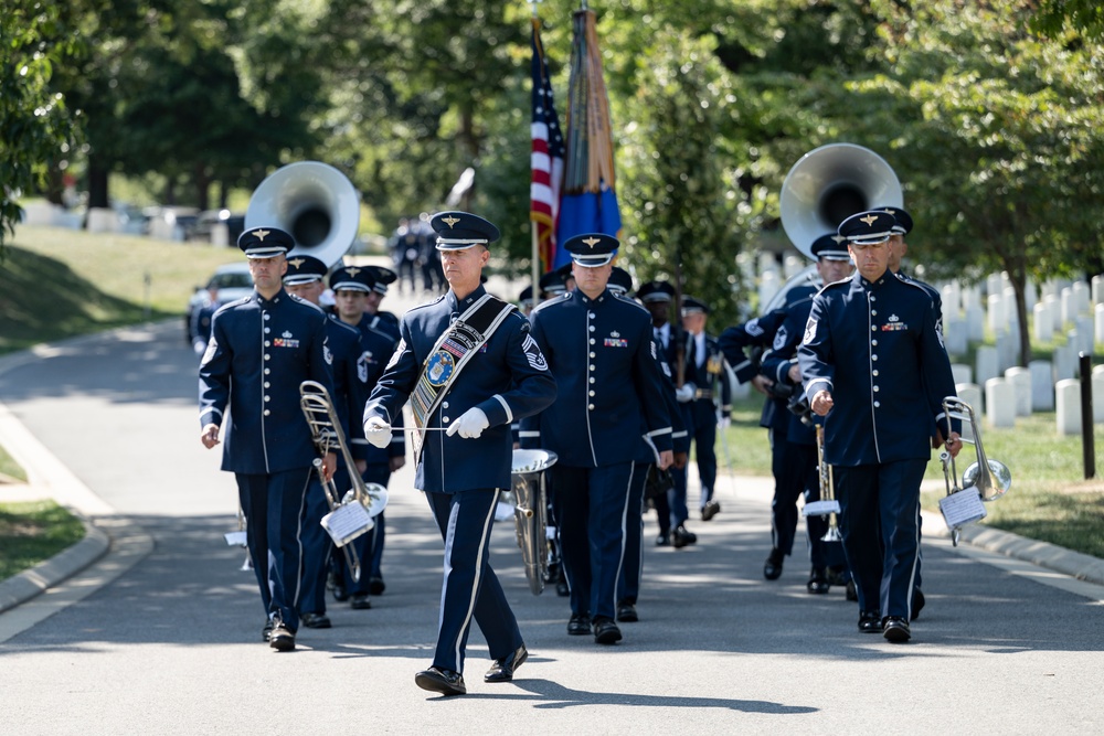 Military Funeral Honors with Funeral Escort are Conducted for U.S. Air Force Col. Joseph Kittinger, Jr. in Section 36