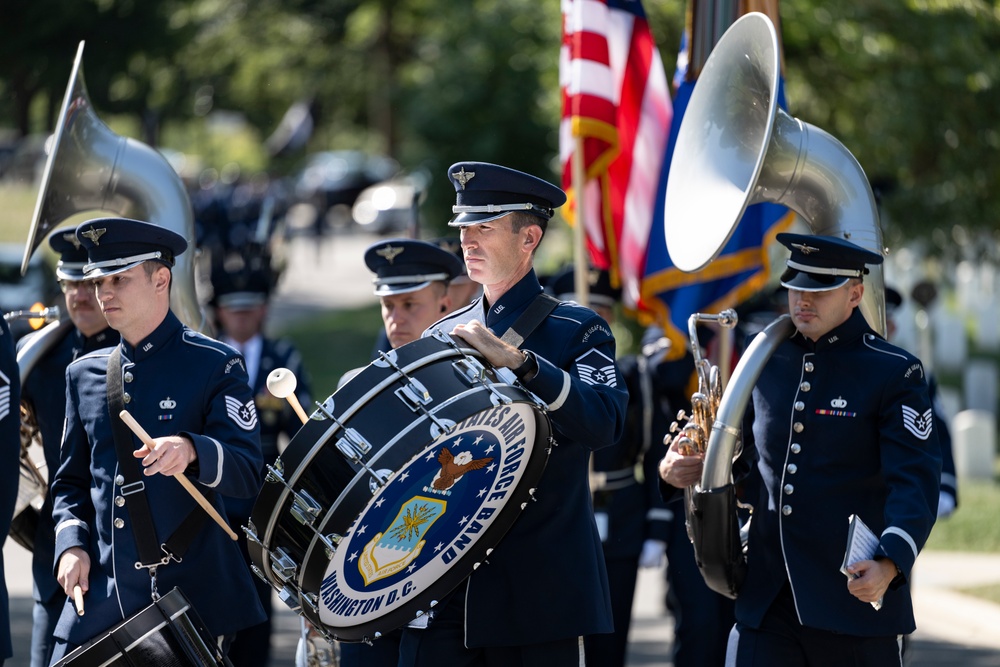 Military Funeral Honors with Funeral Escort are Conducted for U.S. Air Force Col. Joseph Kittinger, Jr. in Section 36