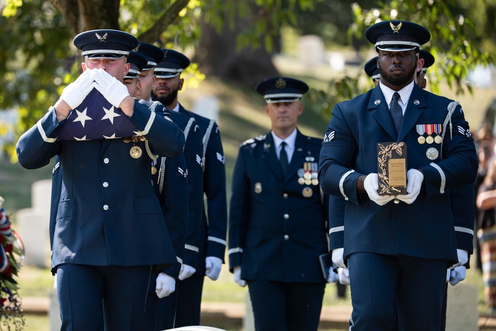 Military Funeral Honors with Funeral Escort are Conducted for U.S. Air Force Col. Joseph Kittinger, Jr. in Section 36