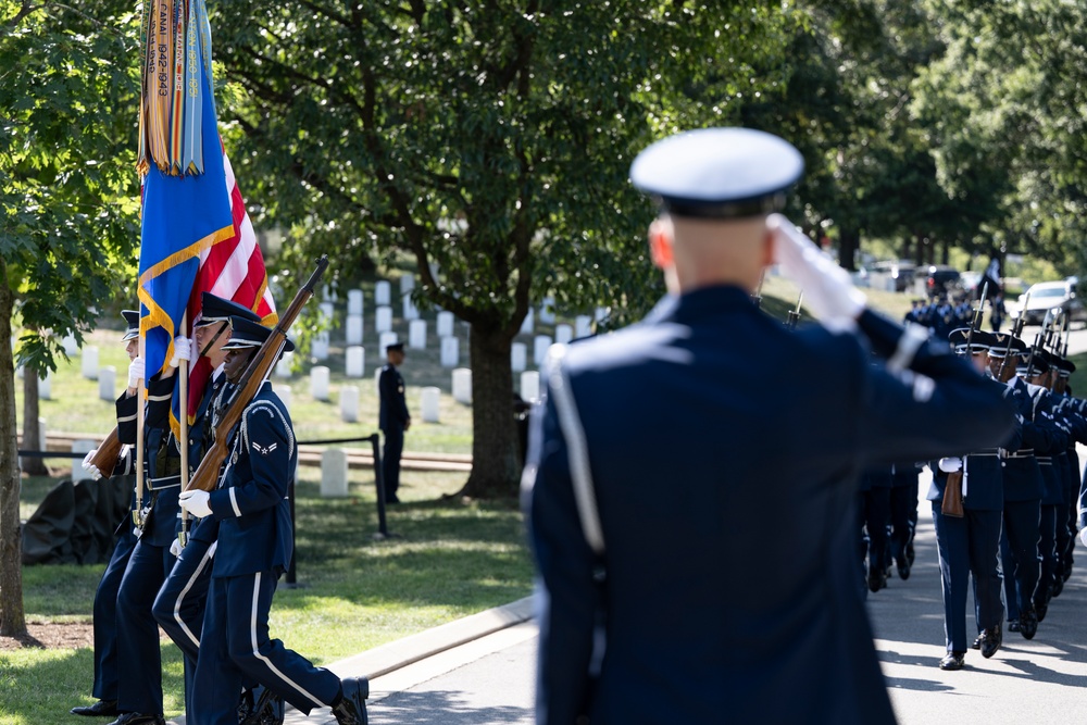 Military Funeral Honors with Funeral Escort are Conducted for U.S. Air Force Col. Joseph Kittinger, Jr. in Section 36