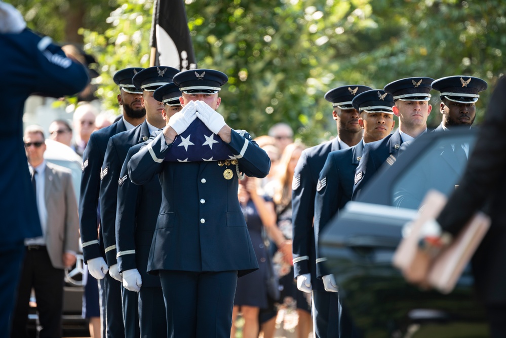 Military Funeral Honors with Funeral Escort are Conducted for U.S. Air Force Col. Joseph Kittinger, Jr. in Section 36