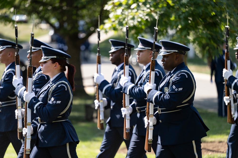 Military Funeral Honors with Funeral Escort are Conducted for U.S. Air Force Col. Joseph Kittinger, Jr. in Section 36