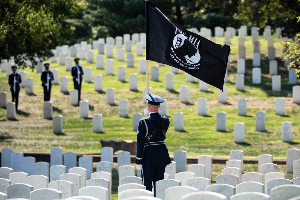 Military Funeral Honors with Funeral Escort are Conducted for U.S. Air Force Col. Joseph Kittinger, Jr. in Section 36