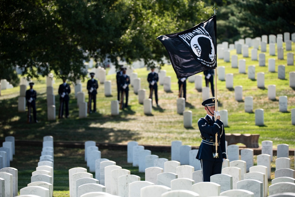 Military Funeral Honors with Funeral Escort are Conducted for U.S. Air Force Col. Joseph Kittinger, Jr. in Section 36