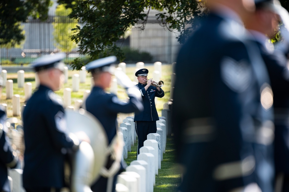 Military Funeral Honors with Funeral Escort are Conducted for U.S. Air Force Col. Joseph Kittinger, Jr. in Section 36