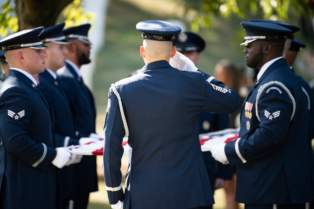 Military Funeral Honors with Funeral Escort are Conducted for U.S. Air Force Col. Joseph Kittinger, Jr. in Section 36