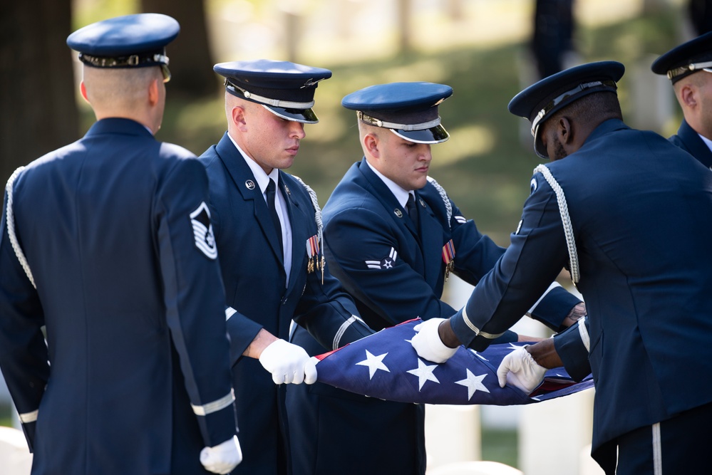 Military Funeral Honors with Funeral Escort are Conducted for U.S. Air Force Col. Joseph Kittinger, Jr. in Section 36