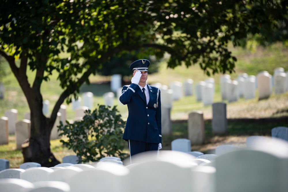 Military Funeral Honors with Funeral Escort are Conducted for U.S. Air Force Col. Joseph Kittinger, Jr. in Section 36