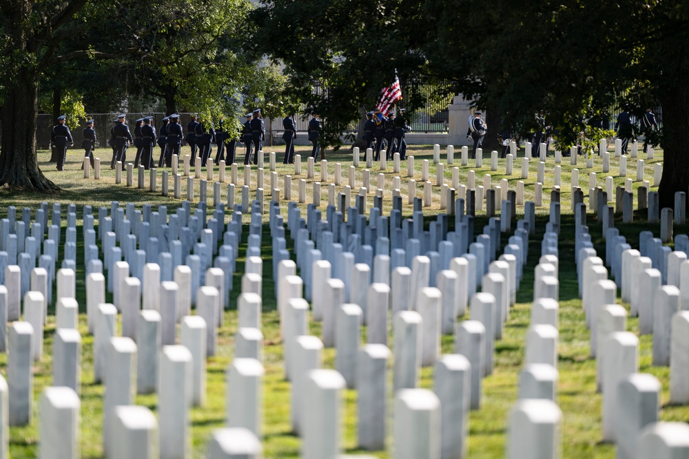 Military Funeral Honors with Funeral Escort are Conducted for U.S. Air Force Col. Joseph Kittinger, Jr. in Section 36