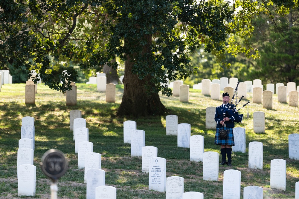 Military Funeral Honors with Funeral Escort are Conducted for U.S. Air Force Col. Joseph Kittinger, Jr. in Section 36