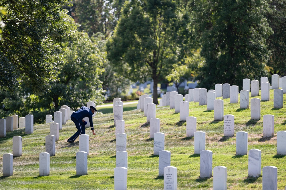 Military Funeral Honors with Funeral Escort are Conducted for U.S. Air Force Col. Joseph Kittinger, Jr. in Section 36