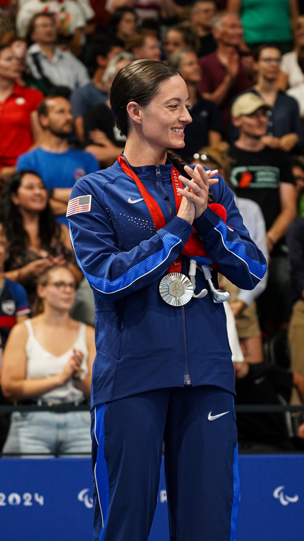 SFC Elizabeth Marks wins five silver medals in 2024 Paralympics