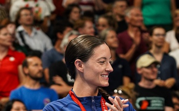 SFC Elizabeth Marks wins five silver medals in 2024 Paralympics