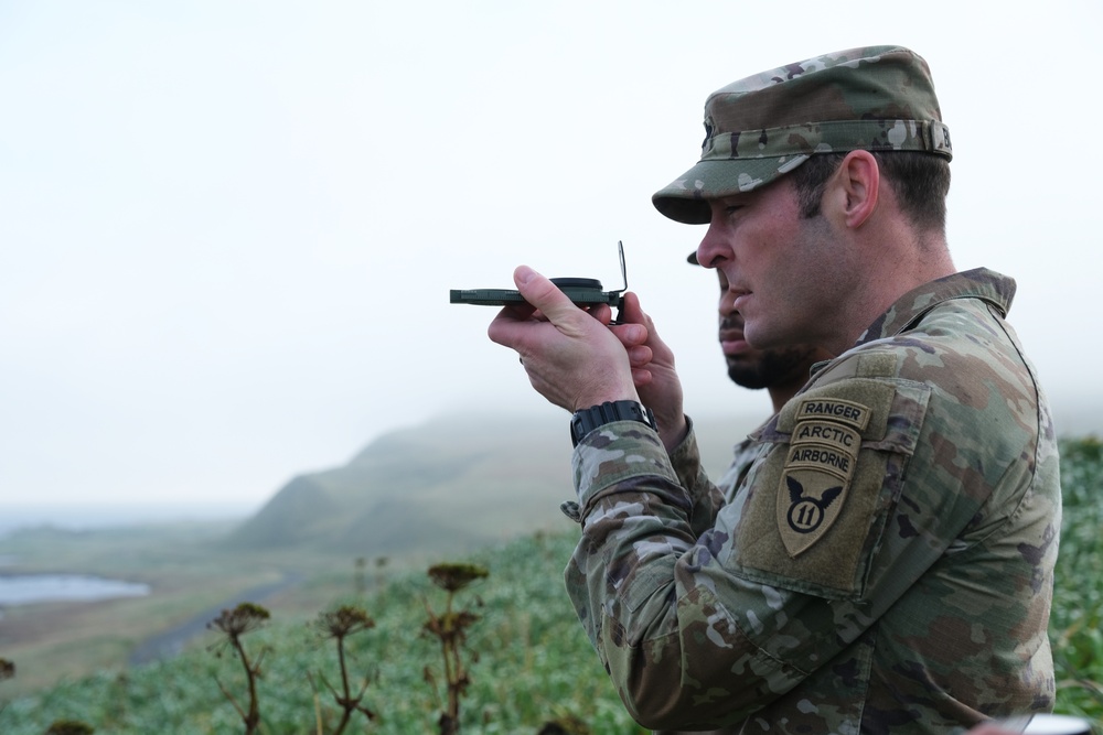 11th Airborne Division surveys Shemya Island