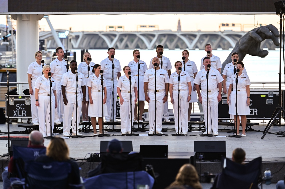 Navy Band Performs at National Harbor