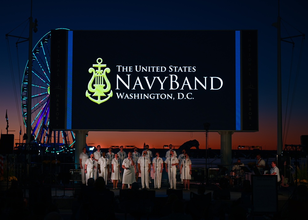Navy Band Performs at National Harbor