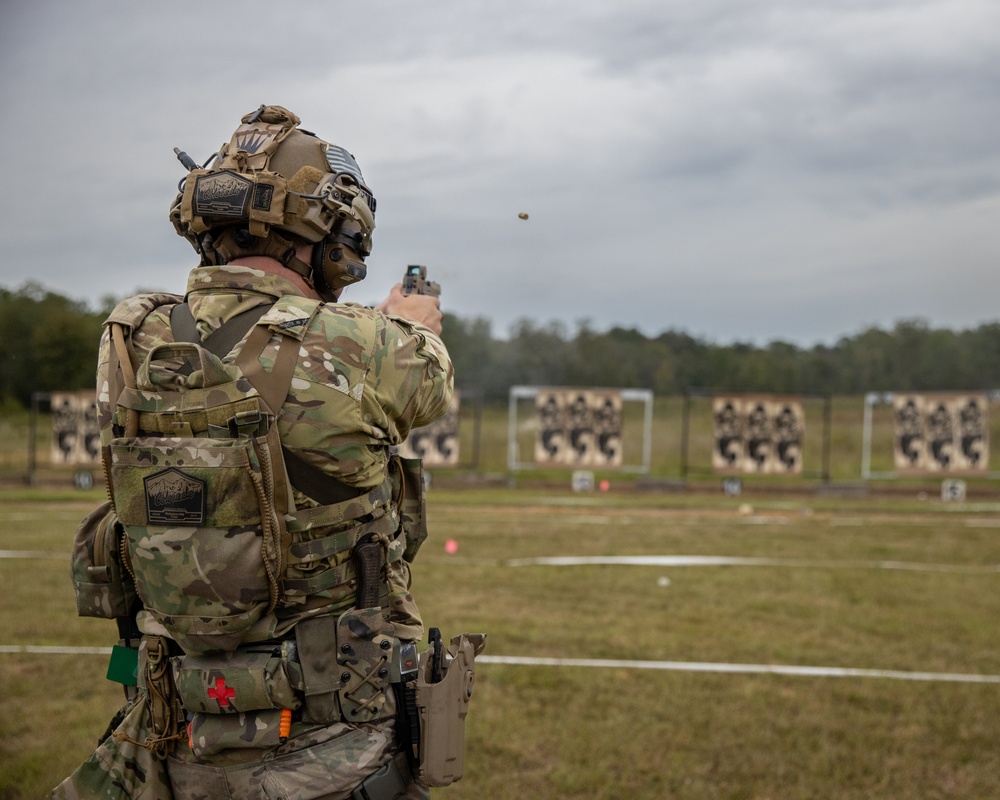 Guardsmen compete in the 2024 All Guard Marksmanship Team Tryouts - Day 2