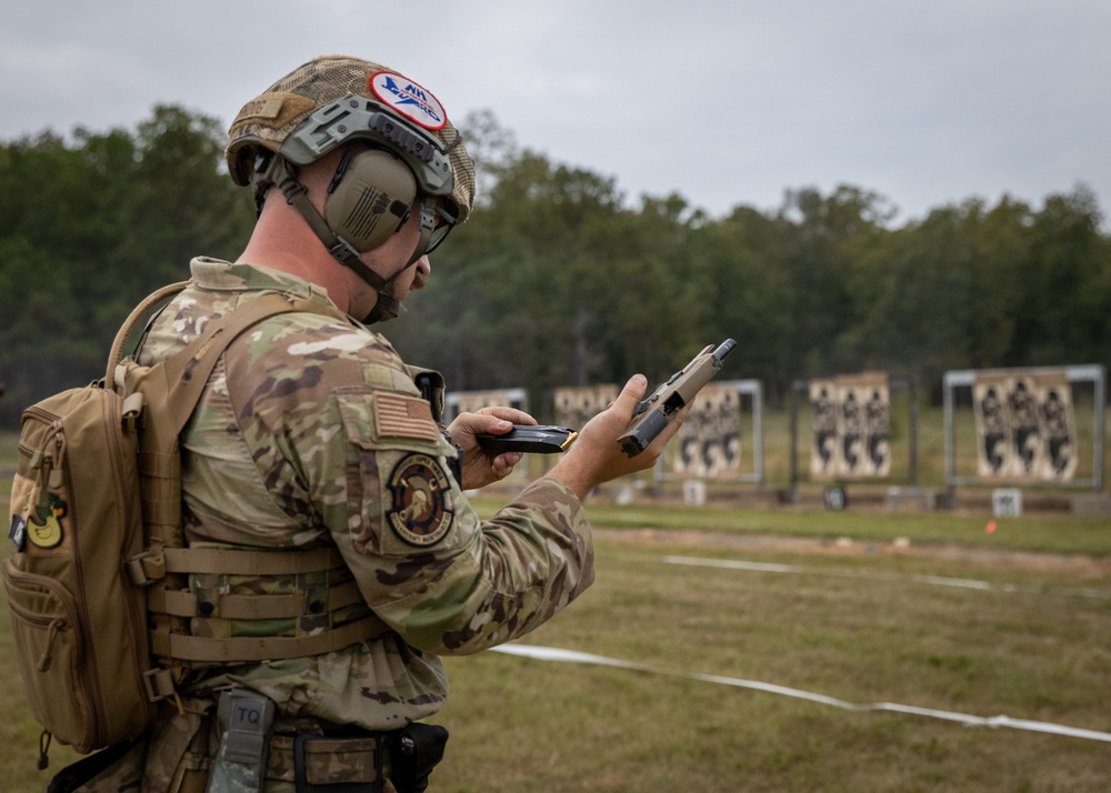 Guardsmen compete in the 2024 All Guard Marksmanship Team Tryouts - Day 2