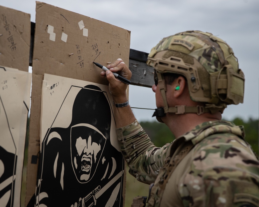 Guardsmen compete in the 2024 All Guard Marksmanship Team Tryouts - Day 2