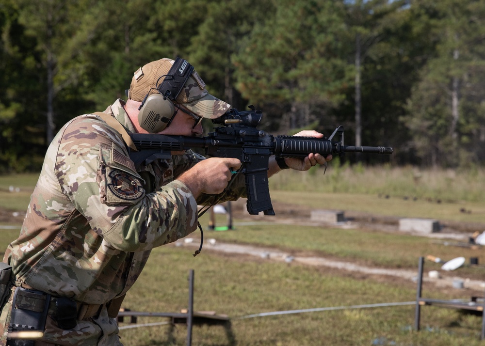 Guardsmen compete in the 2024 All Guard Marksmanship Team Tryouts - Day 3