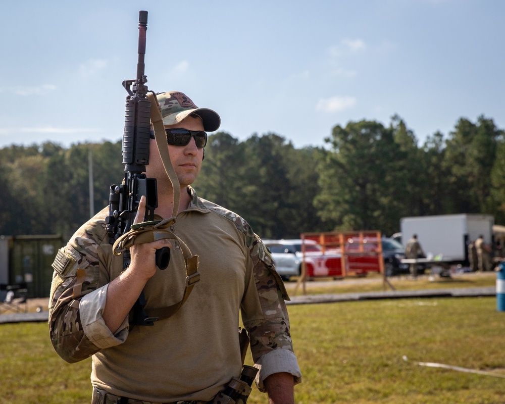 Guardsmen compete in the 2024 All Guard Marksmanship Team Tryouts - Day 3