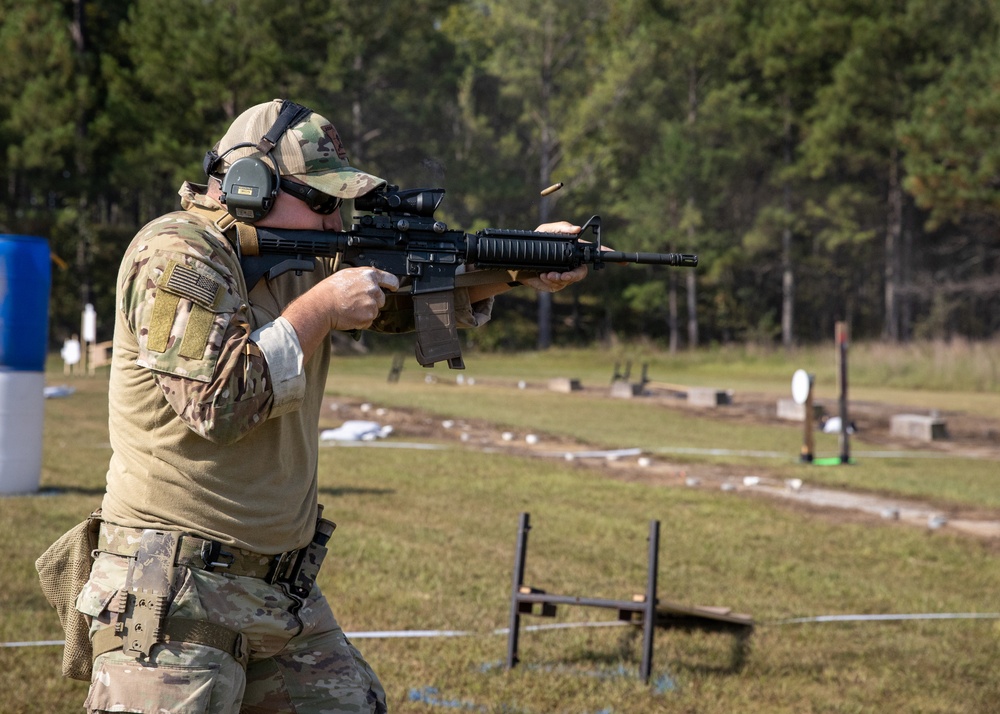 Guardsmen compete in the 2024 All Guard Marksmanship Team Tryouts - Day 3