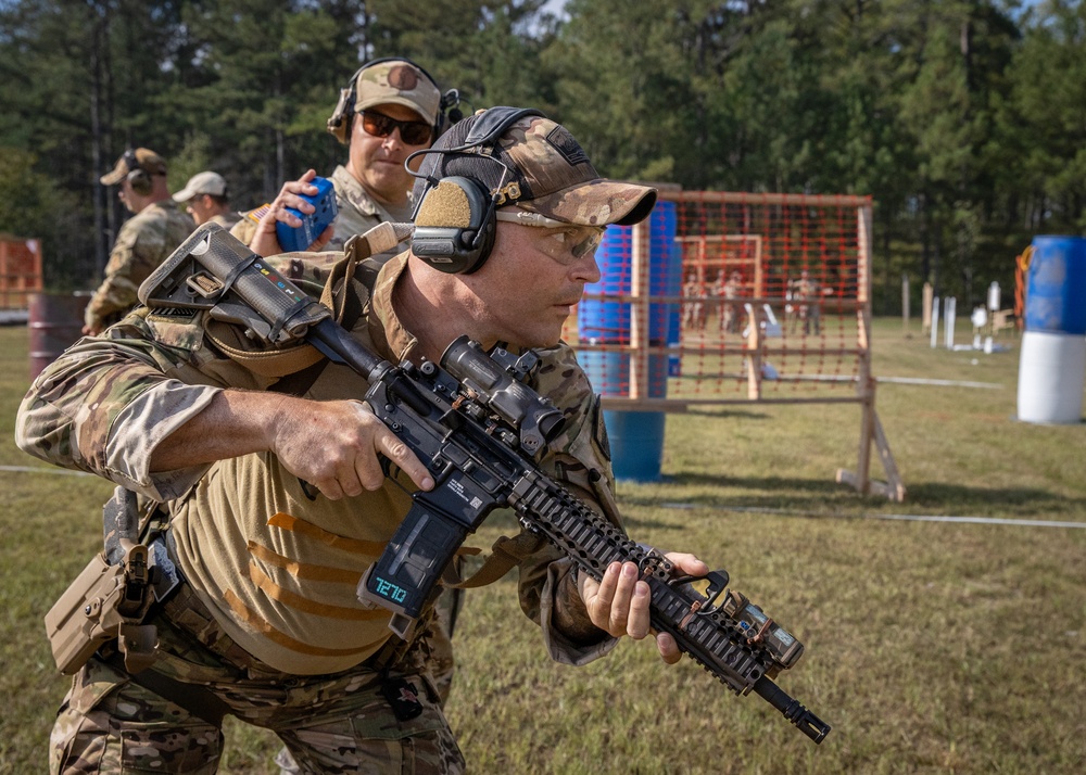 Guardsmen compete in the 2024 All Guard Marksmanship Team Tryouts - Day 3