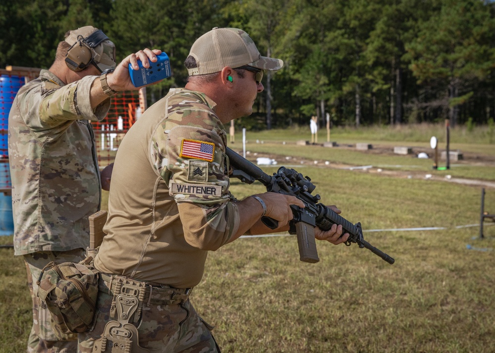 Guardsmen compete in the 2024 All Guard Marksmanship Team Tryouts - Day 3