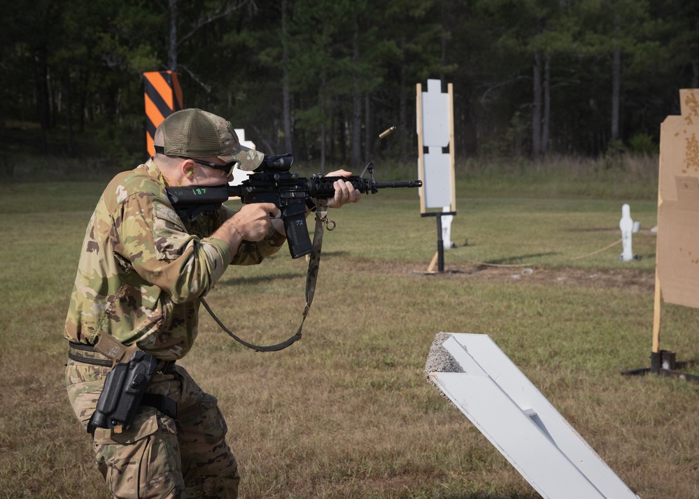 Guardsmen compete in the 2024 All Guard Marksmanship Team Tryouts - Day 3