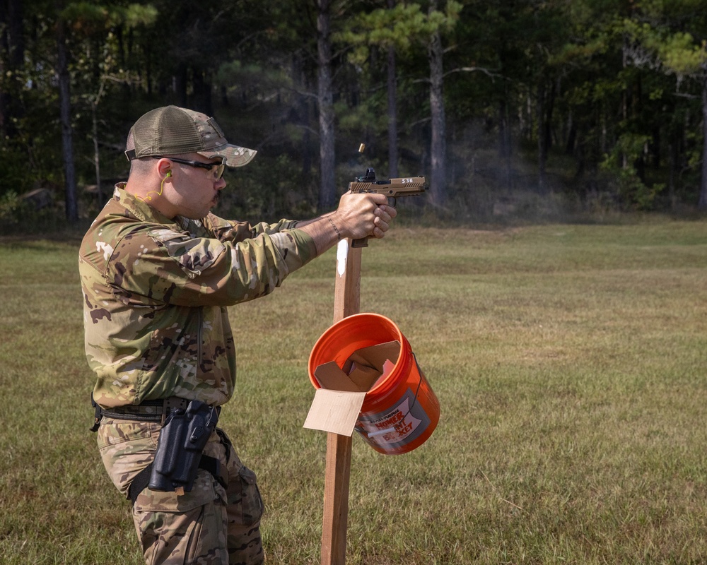 Guardsmen compete in the 2024 All Guard Marksmanship Team Tryouts - Day 3