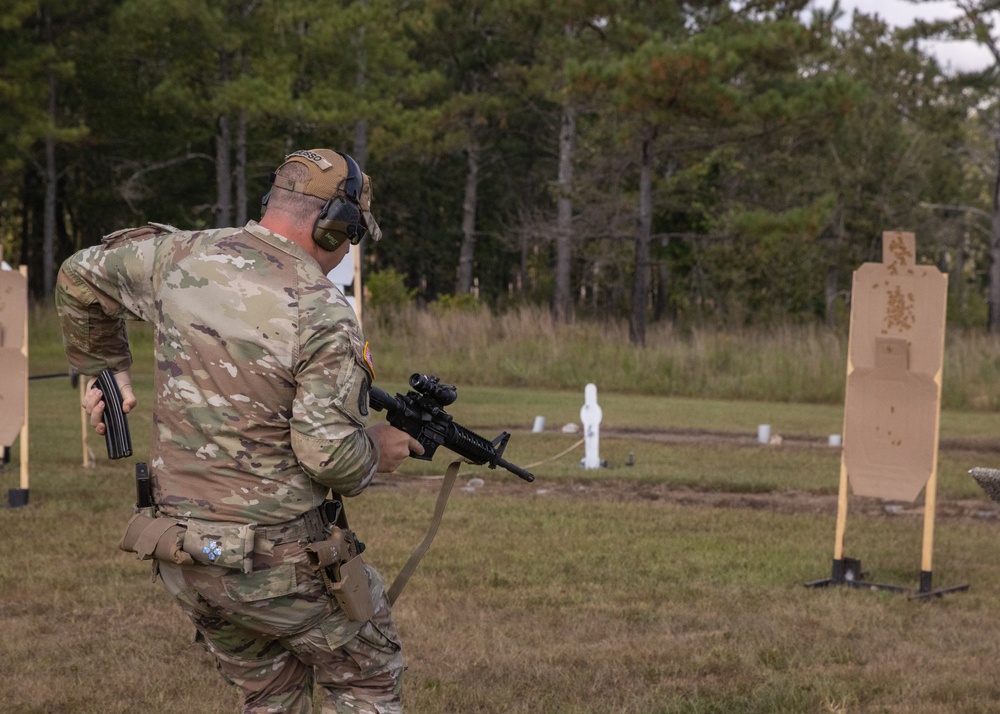 Guardsmen compete in the 2024 All Guard Marksmanship Team Tryouts - Day 3