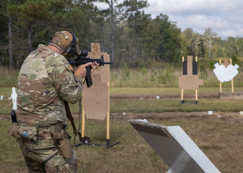 Guardsmen compete in the 2024 All Guard Marksmanship Team Tryouts - Day 3