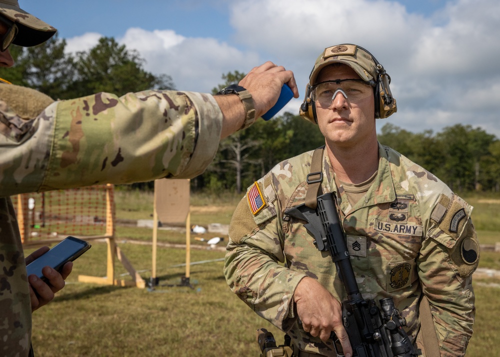 Guardsmen compete in the 2024 All Guard Marksmanship Team Tryouts - Day 3