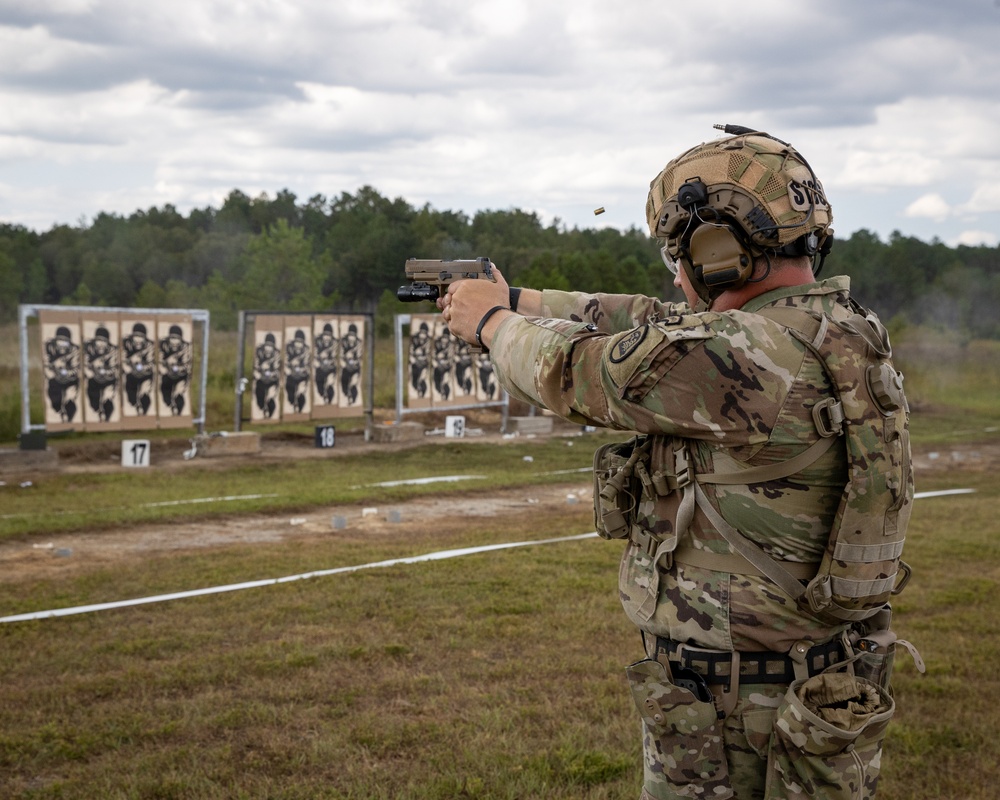 Guardsmen compete in the 2024 All Guard Marksmanship Team Tryouts - Day 3