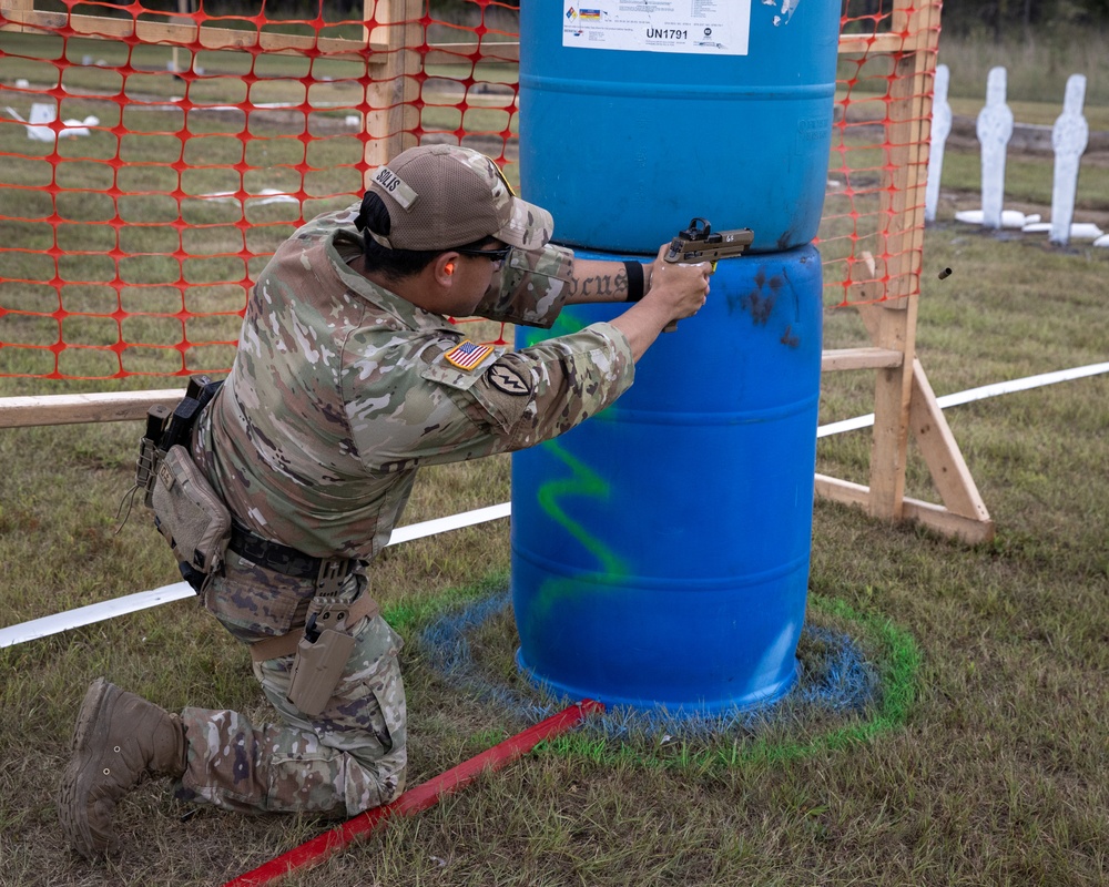 Guardsmen compete in the 2024 All Guard Marksmanship Team Tryouts - Day 3