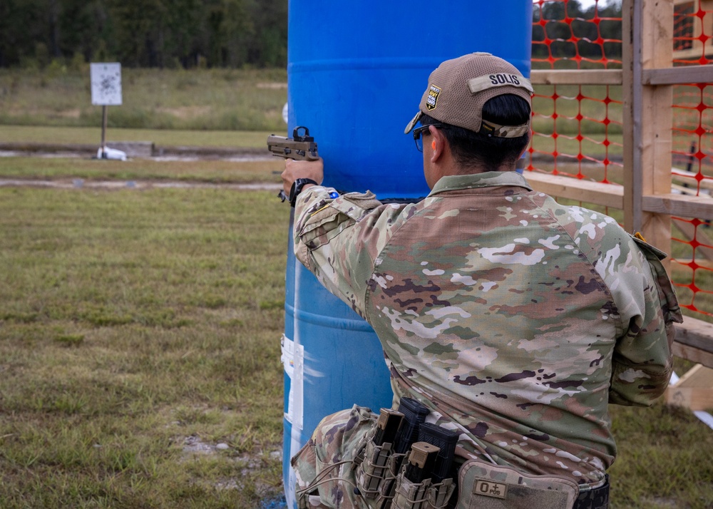 Guardsmen compete in the 2024 All Guard Marksmanship Team Tryouts - Day 3