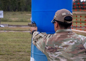 Guardsmen compete in the 2024 All Guard Marksmanship Team Tryouts - Day 3
