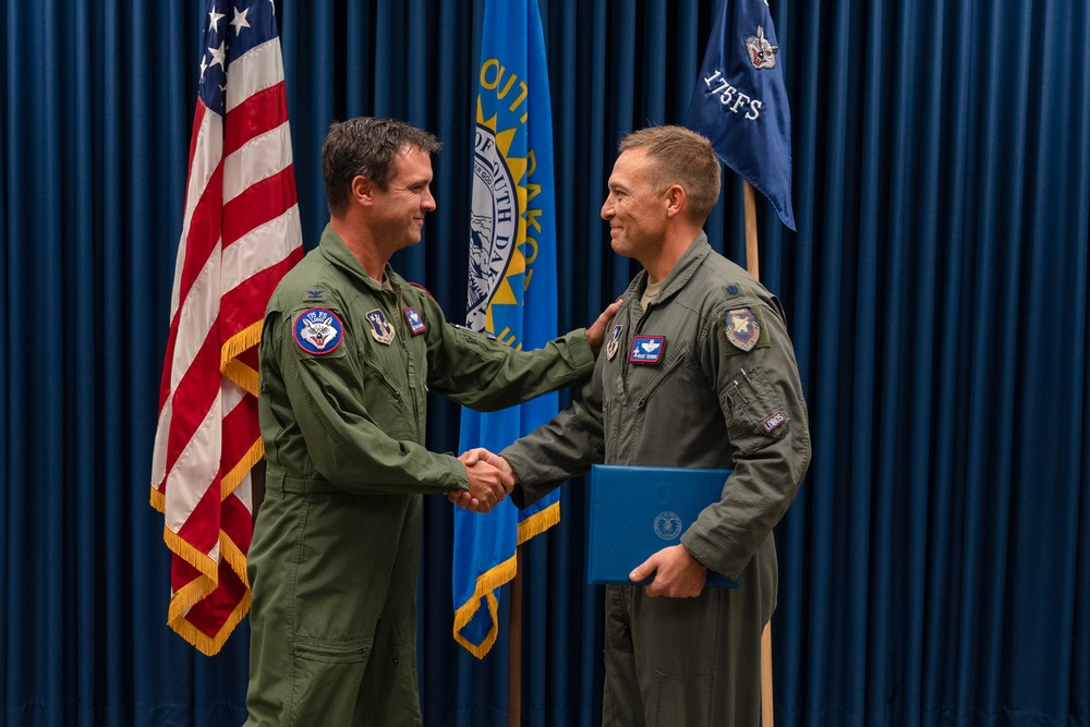 175th Fighter Squadron Welcomes New Commander