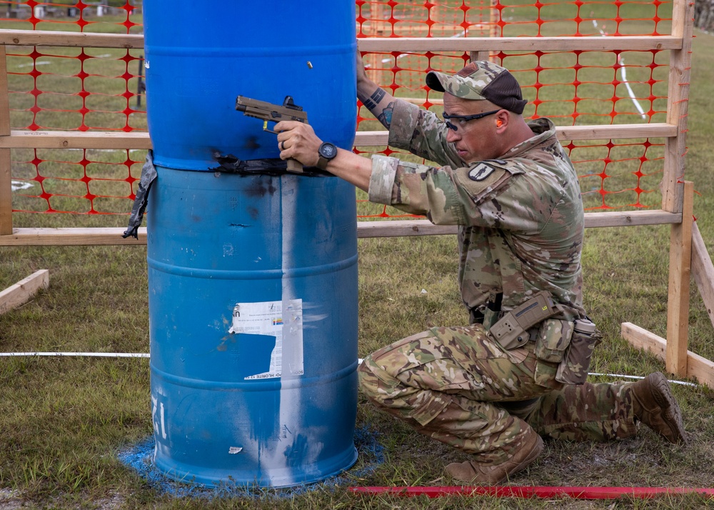 Guardsmen compete in the 2024 All Guard Marksmanship Team Tryouts - Day 3