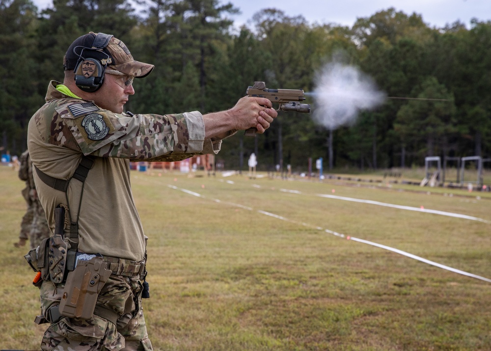 Guardsmen compete in the 2024 All Guard Marksmanship Team Tryouts - Day 3