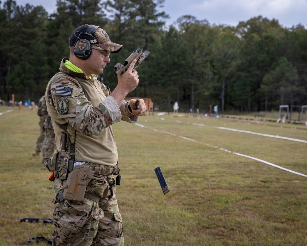 Guardsmen compete in the 2024 All Guard Marksmanship Team Tryouts - Day 3