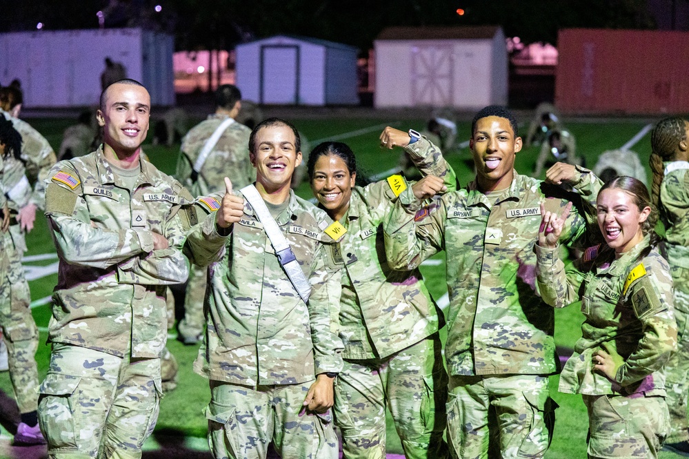 A Co. 188th Medical Battalion morning pt