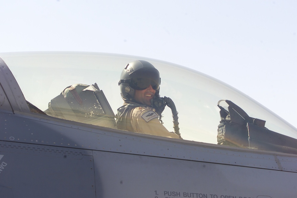 Iowa F-16 pilot McKinney PSAB