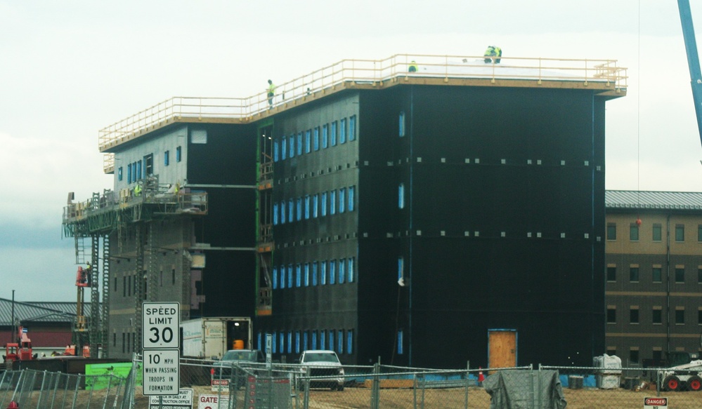 FY 2022-funded South Barracks Project construction at Fort McCoy