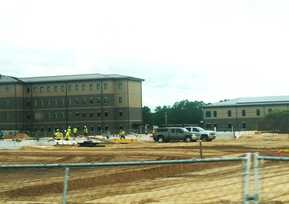 FY 2022-funded South Barracks Project construction at Fort McCoy