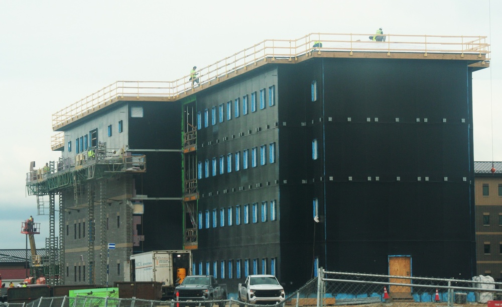 FY 2022-funded South Barracks Project construction at Fort McCoy