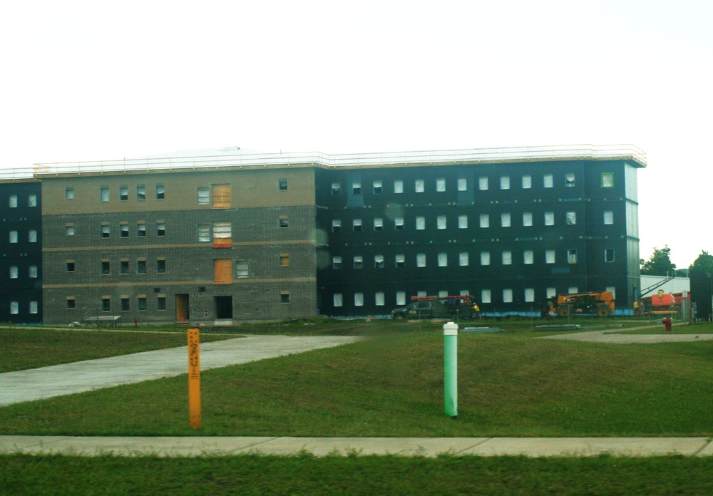 FY 2022-funded South Barracks Project construction at Fort McCoy