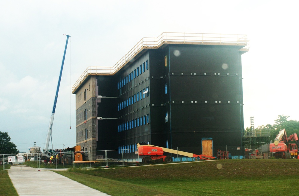 FY 2022-funded South Barracks Project construction at Fort McCoy